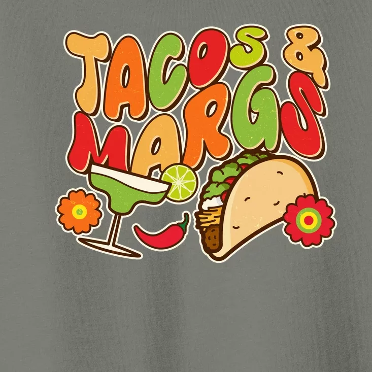 Funny Retro Taco And Margs Margaritas Toddler T-Shirt