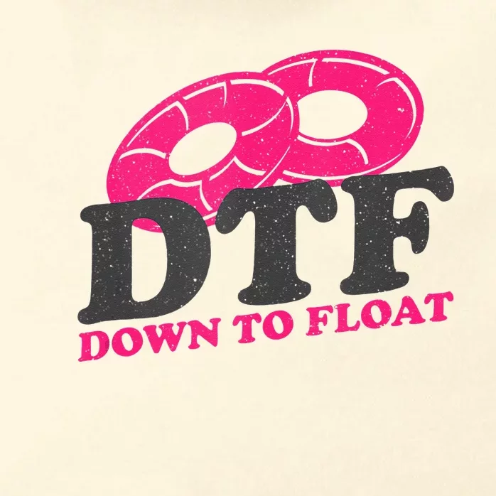 Funny River Tubing Down To Float Summer Float Trip Zip Tote Bag