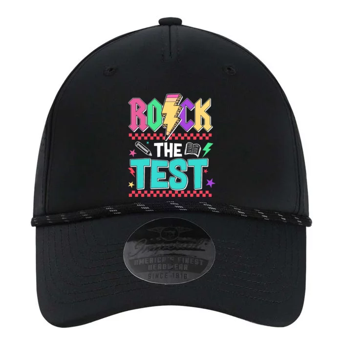 Funny Rock The Test Testing Day Teacher Student Motivational Performance The Dyno Cap