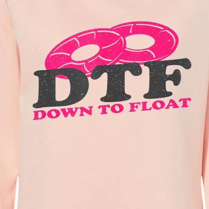 Funny River Tubing Down To Float Summer Float Trip Womens California Wash Sweatshirt