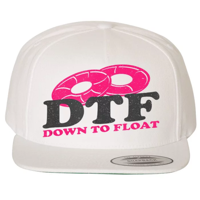 Funny River Tubing Down To Float Summer Float Trip Wool Snapback Cap