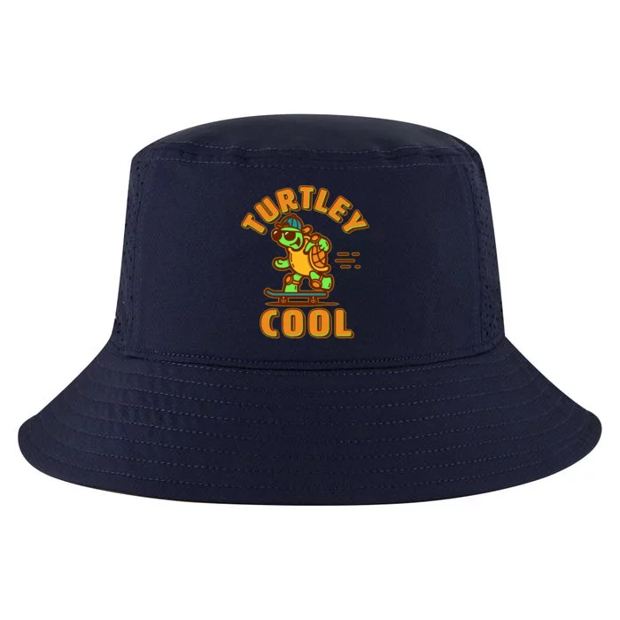 Funny Retro Turtley Cool Skateboarding Turtle Cool Comfort Performance Bucket Hat