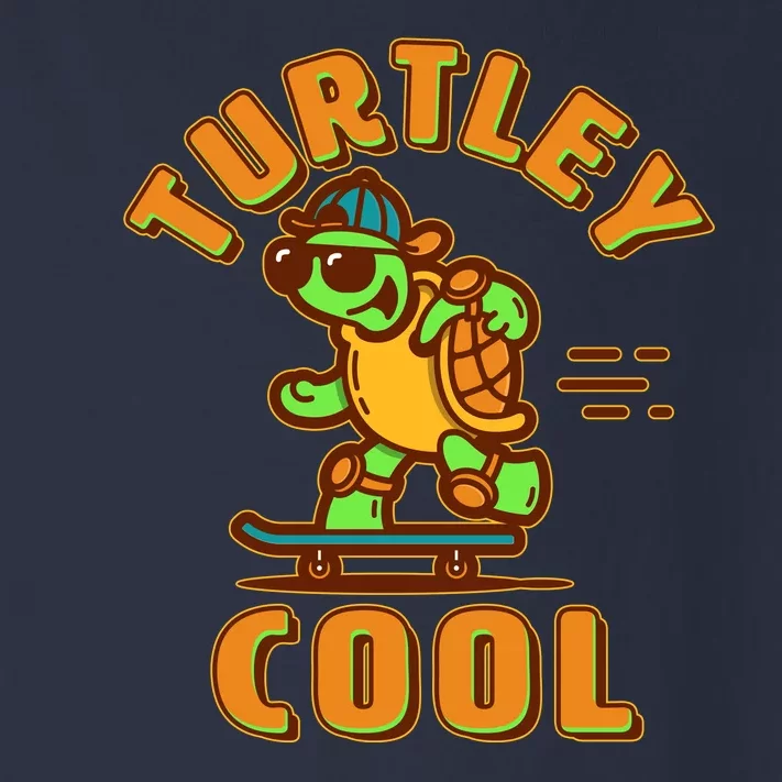 Funny Retro Turtley Cool Skateboarding Turtle Toddler Long Sleeve Shirt