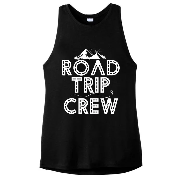 Family Road Trip Crew - Road Tripping Ladies Tri-Blend Wicking Tank