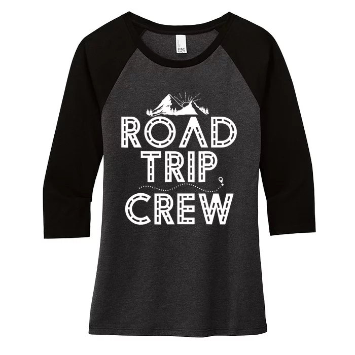 Family Road Trip Crew - Road Tripping Women's Tri-Blend 3/4-Sleeve Raglan Shirt