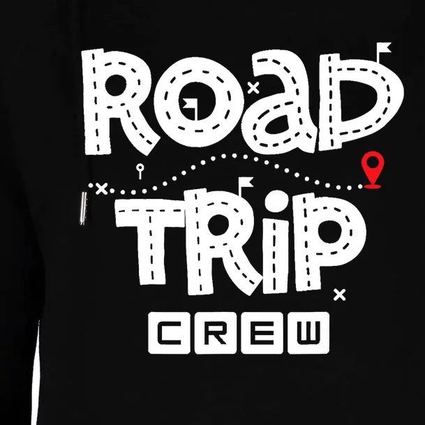 Family Road Trip Squad - Road Trip Crew Womens Funnel Neck Pullover Hood