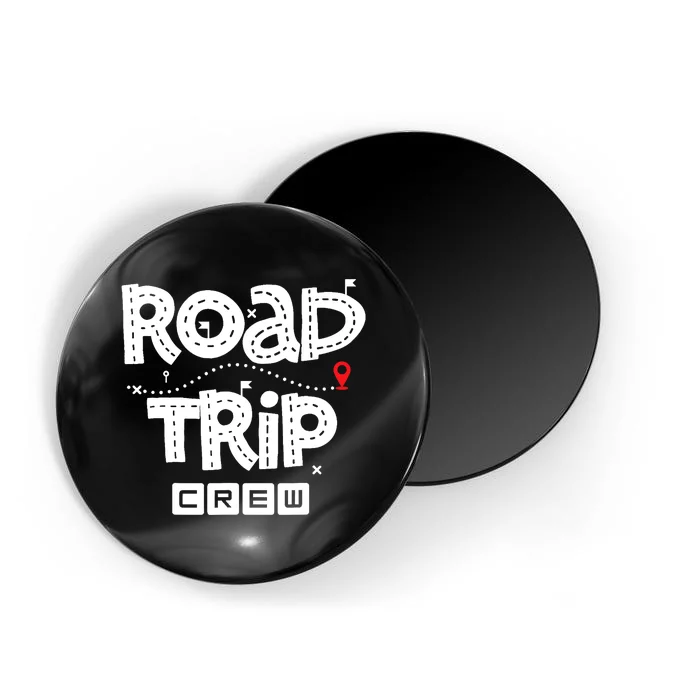 Family Road Trip Squad - Road Trip Crew Magnet