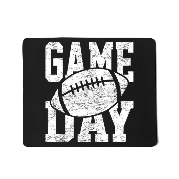 Funny Retro Team Sports Vintage Football Season Game Day Mousepad