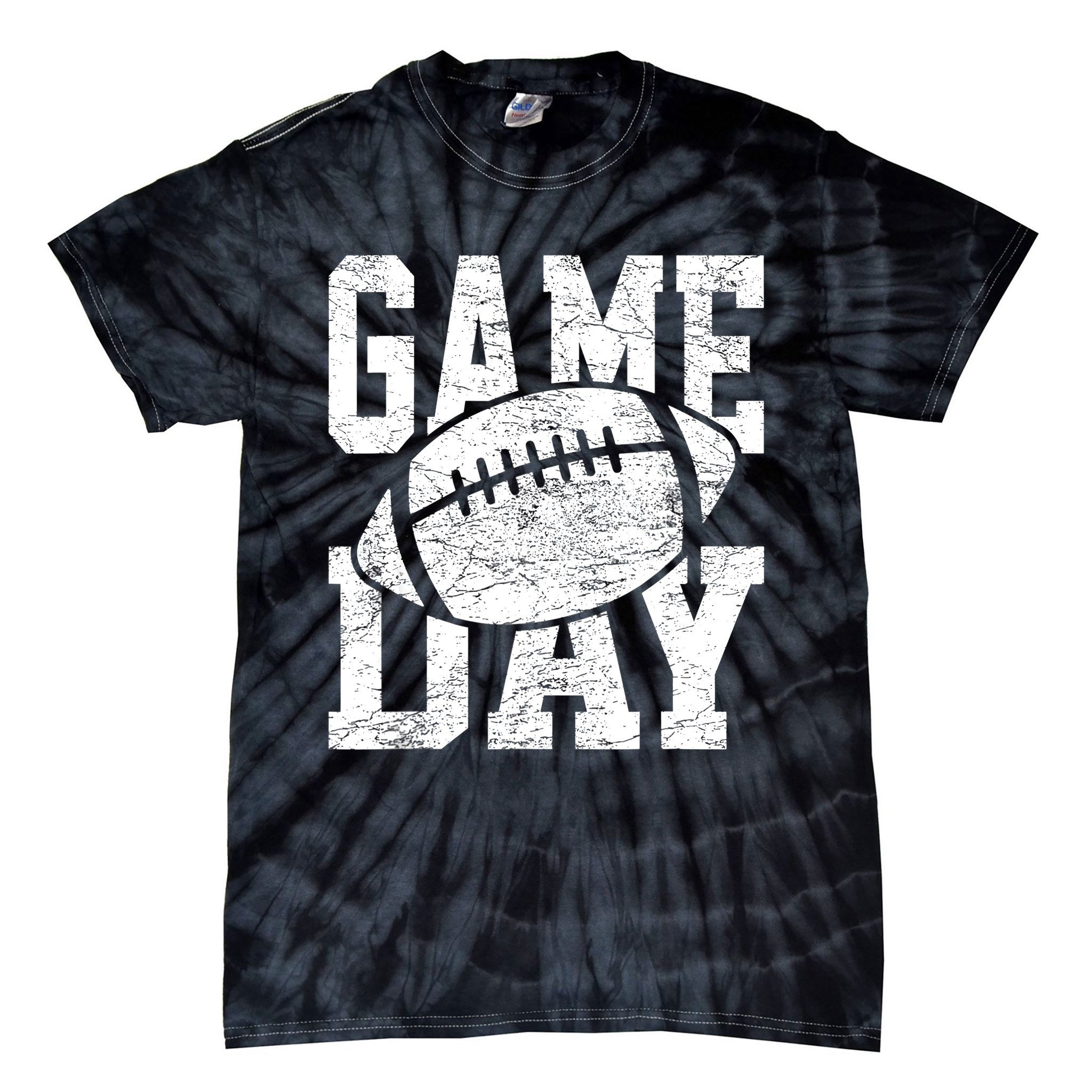 TeeShirtPalace Funny Retro Team Sports Vintage Football Season Game Day Tie-Dye T-Shirt