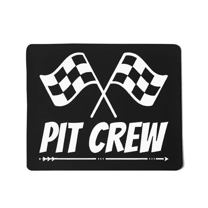 Funny Race Track Pit Crew Racing Mechanic Car Parties Mousepad