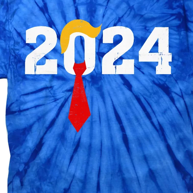 Funny Retro Trump 2024 Still Vote Felon Tie-Dye T-Shirt