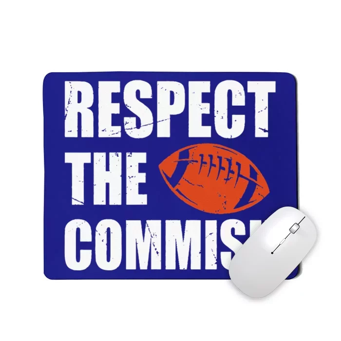 Football Respect The Commish Fantasy Football Champion Mousepad