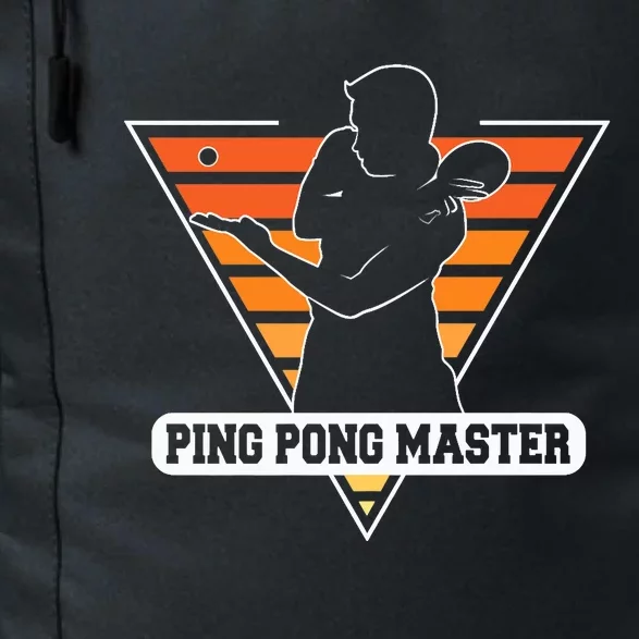 Funny Retro Tabletennis Ping Pong Quote Ping Pong Master Premium Daily Commute Backpack