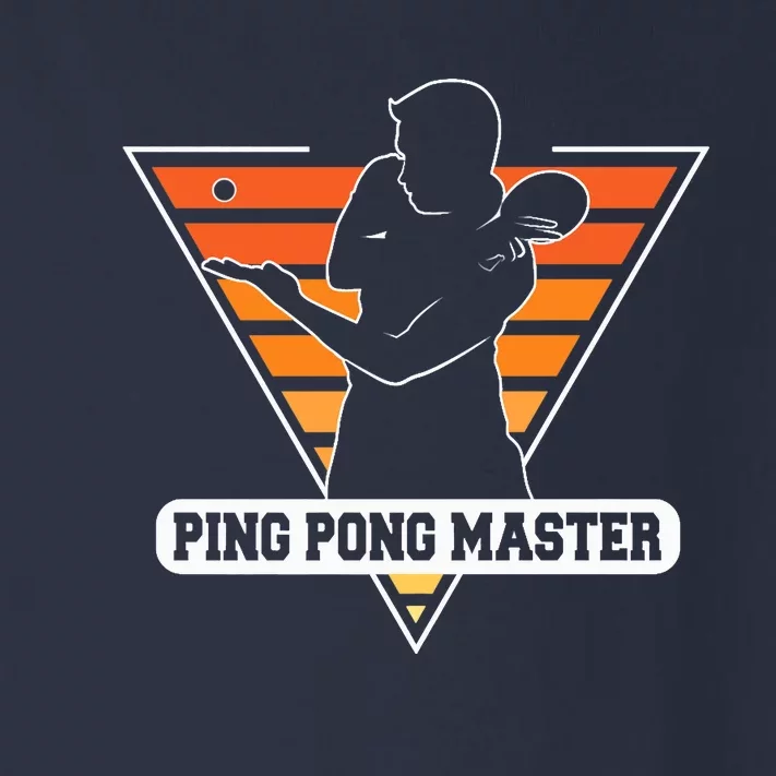 Funny Retro Tabletennis Ping Pong Quote Ping Pong Master Premium Toddler Long Sleeve Shirt