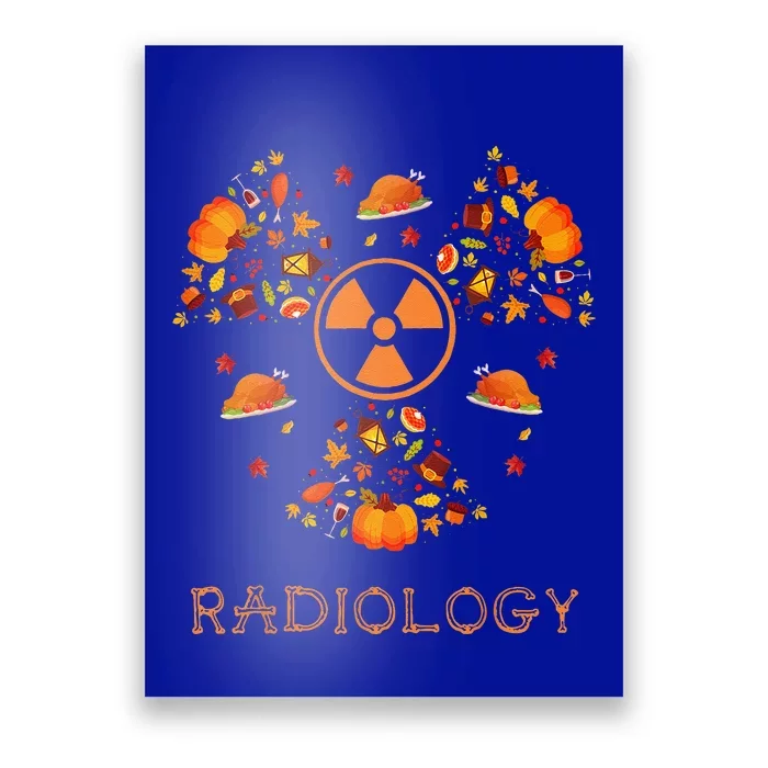 Fall Radiology Thanksgiving Radiologist Xray Pumpkin Poster