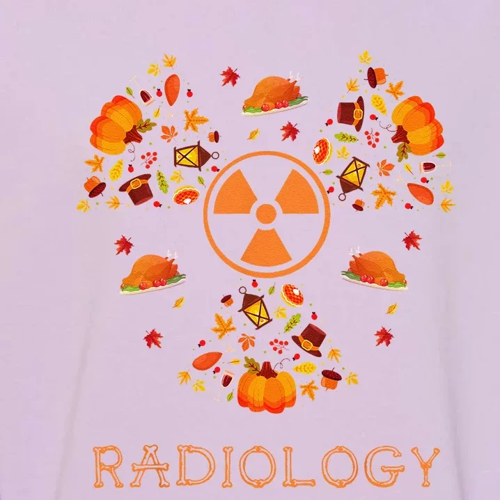 Fall Radiology Thanksgiving Radiologist Xray Pumpkin Garment-Dyed Sweatshirt