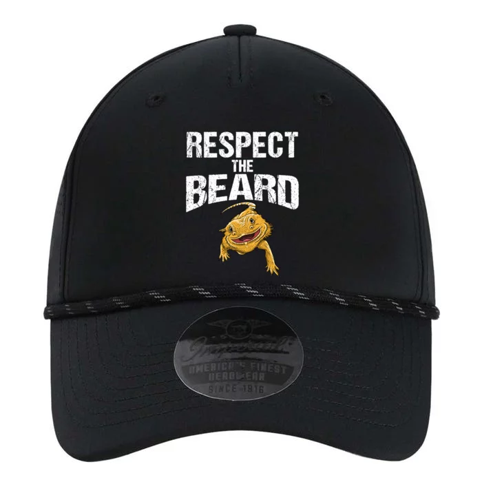 Funny Respect The Beard Gift Cute Bearded Dragon Gift Performance The Dyno Cap