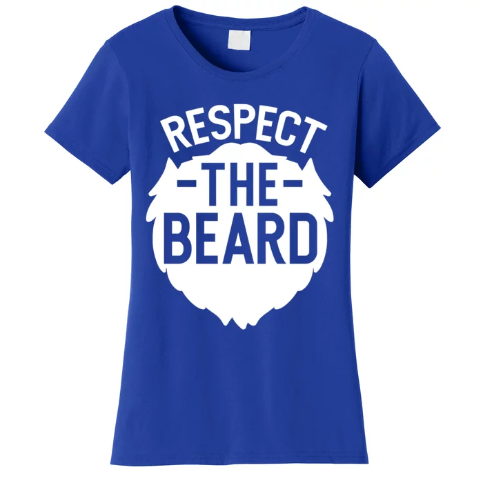 Funny Respect The Beard Funny Gift Women's T-Shirt