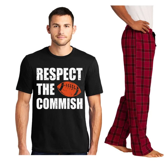 Football Respect The Commish Fantasy Football Champion Pajama Set