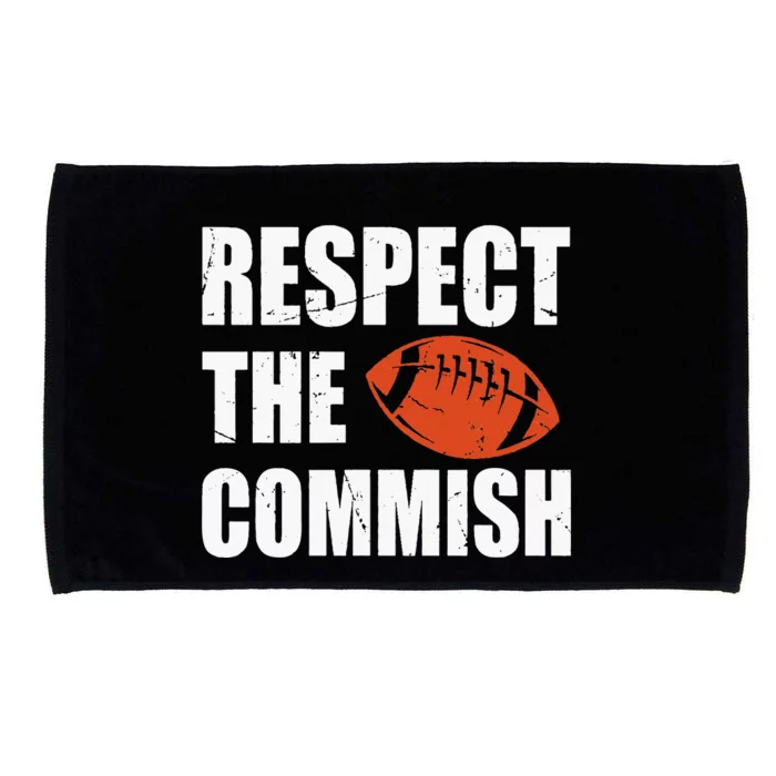 Football Respect The Commish Fantasy Football Champion Microfiber Hand Towel