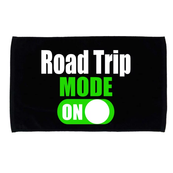 Funny Road Trip Mode On Family Vacation Travel Gift Microfiber Hand Towel