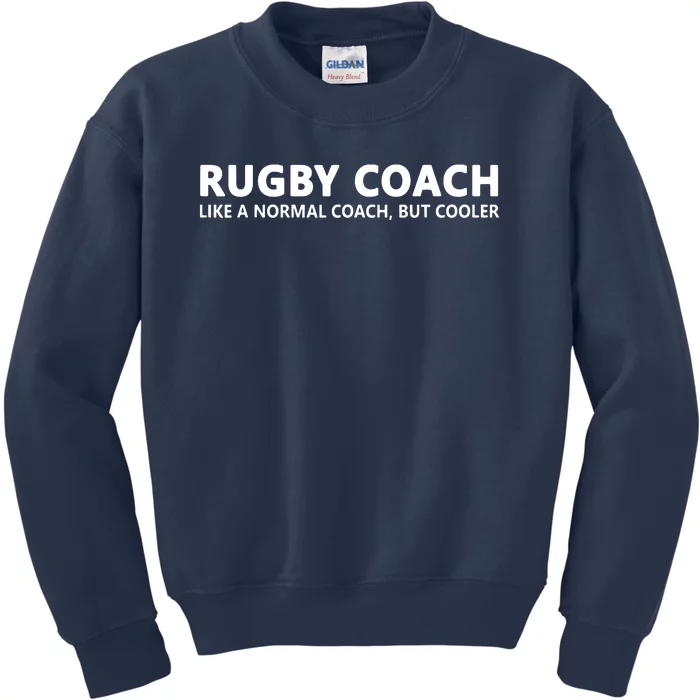 Funny Rugby Trainer Definition Rugby Coach Kids Sweatshirt