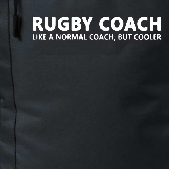 Funny Rugby Trainer Definition Rugby Coach Daily Commute Backpack