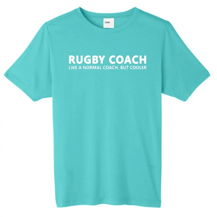 Funny Rugby Trainer Definition Rugby Coach ChromaSoft Performance T-Shirt