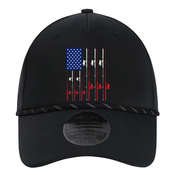 Fishing Rod US Flag Cute Fish Hunting Gift Performance The Dyno Cap