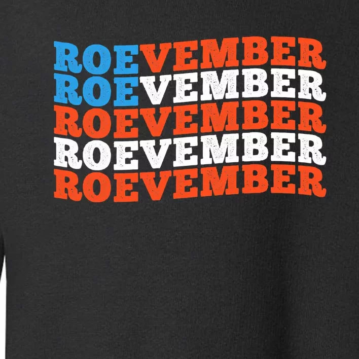 Funny Roevember US Flag Toddler Sweatshirt