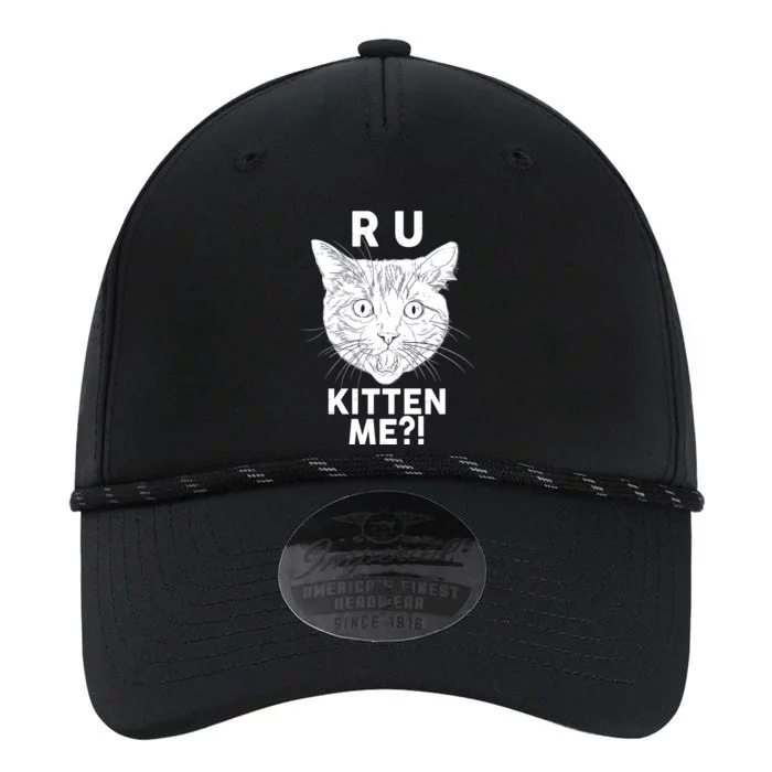 Funny R U Kitten Me Are You Kidding Me Cat Performance The Dyno Cap