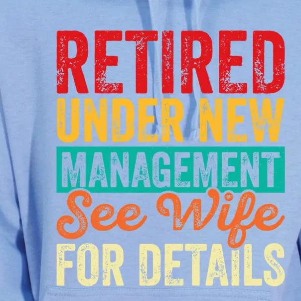 Funny Retired Under New Aget See Wife For Details Gift Unisex Surf Hoodie