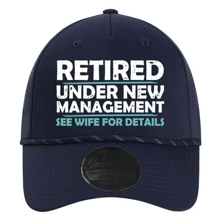 Funny Retired Under New Management Retirement Dad Performance The Dyno Cap