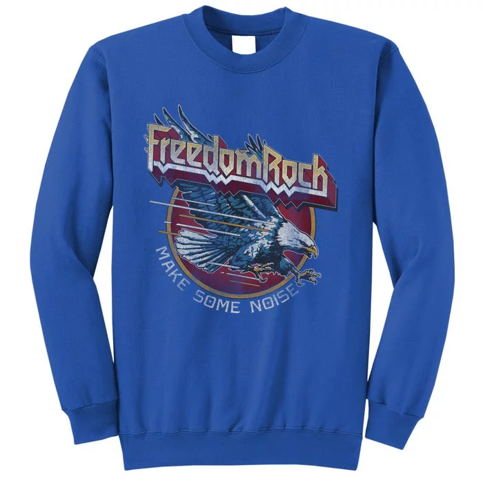 Freedom Rock Usa Eagle Vintage Retro Band Concert 4th July Gift Sweatshirt