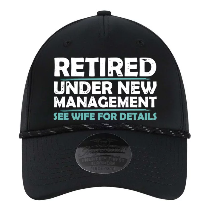 Funny Retired Under New Management Retirement Dad Performance The Dyno Cap