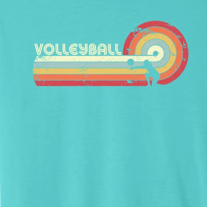 Funny Retro Volleyball Gift ChromaSoft Performance T-Shirt