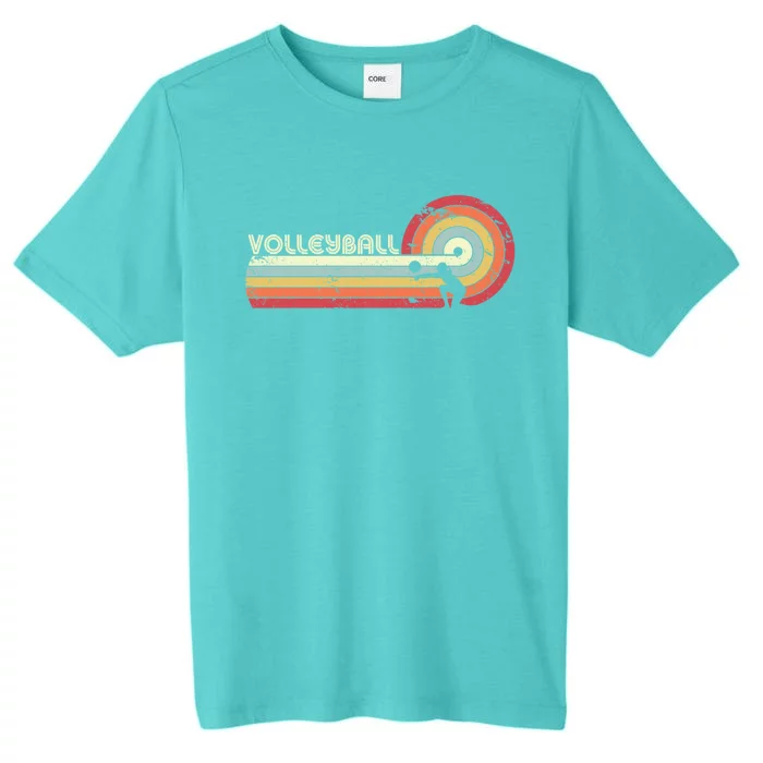 Funny Retro Volleyball Gift ChromaSoft Performance T-Shirt