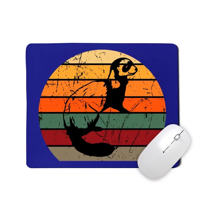 Ferret Retro Vintage Animal Lover Gift Mousepad