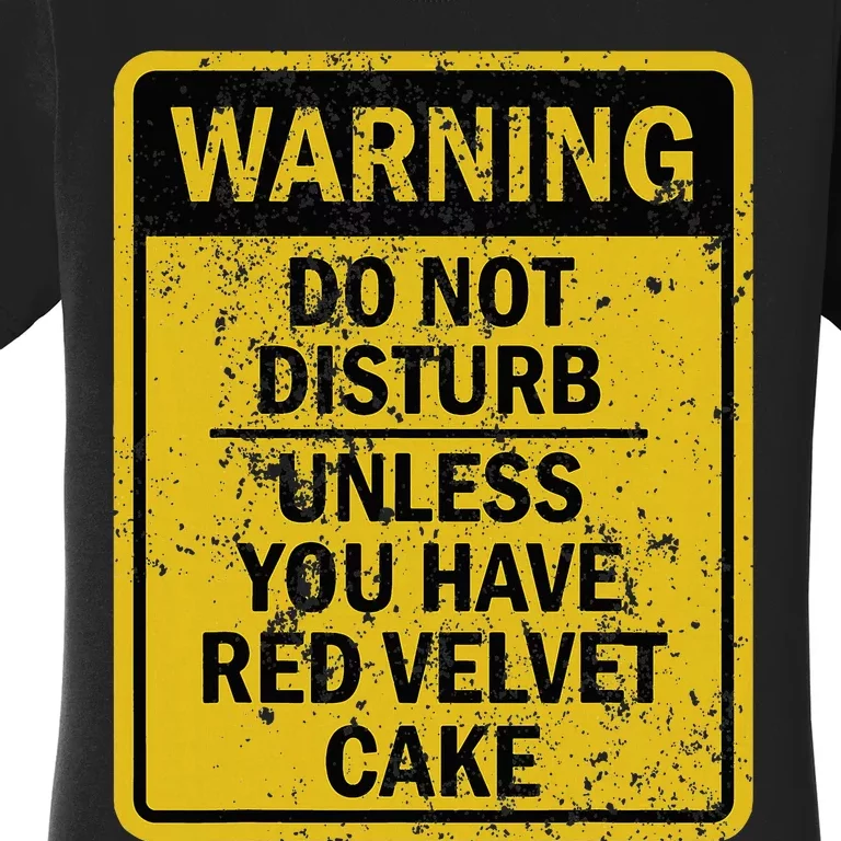 Funny Red Velvet Cake Food Dessert Women's T-Shirt