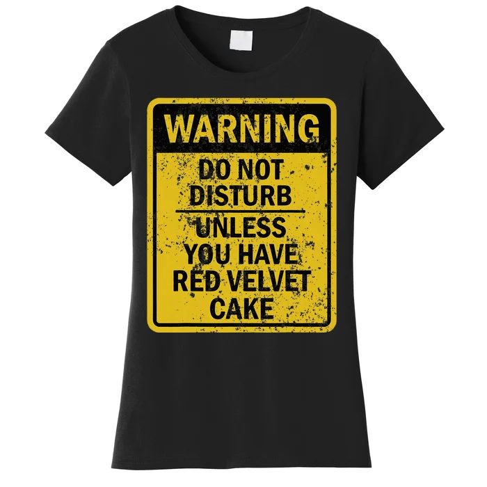 Funny Red Velvet Cake Food Dessert Women's T-Shirt