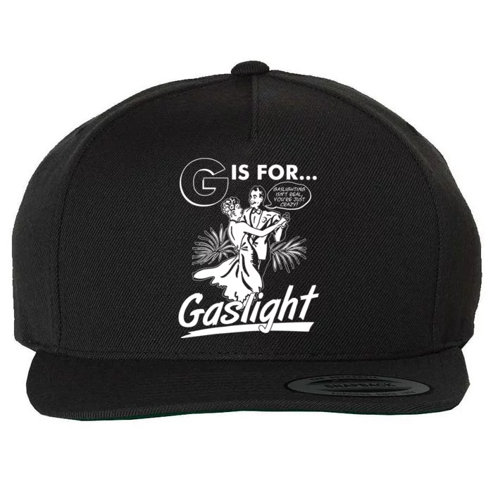 Funny Retro Vintage G Is For Gaslight Wool Snapback Cap