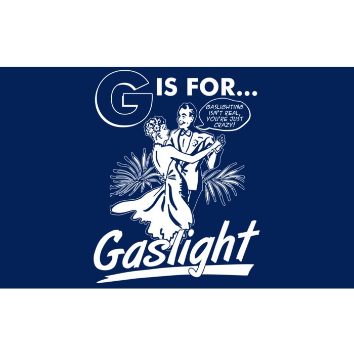 Funny Retro Vintage G Is For Gaslight Bumper Sticker