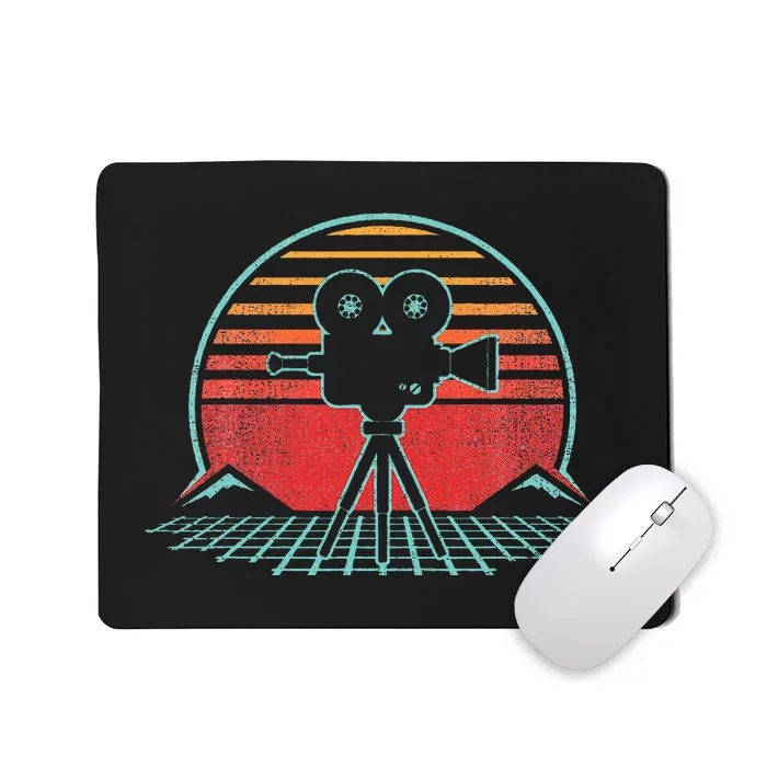 Filmmaking Retro Vintage 80s Style Mousepad