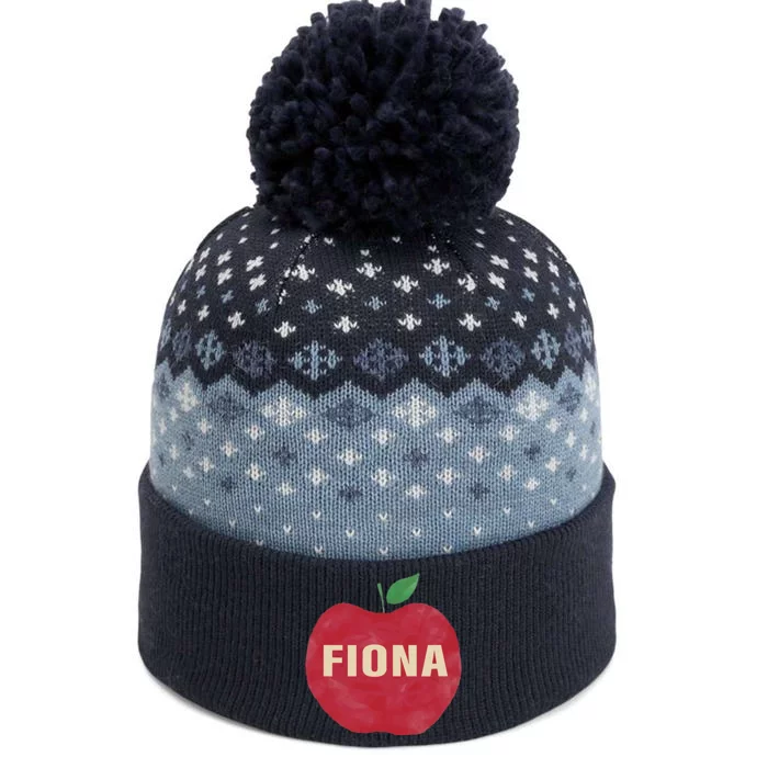 Fiona Retro Vintage Apple The Baniff Cuffed Pom Beanie