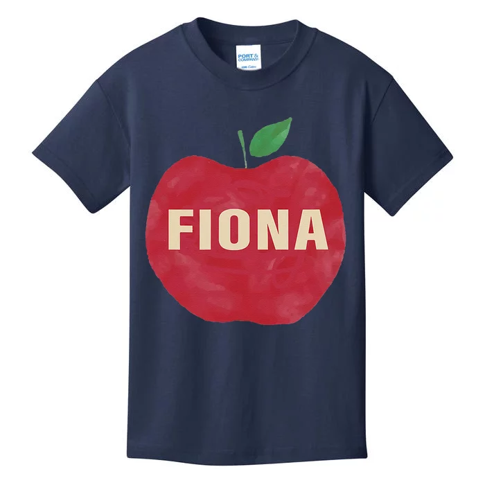 Fiona Retro Vintage Apple Kids T-Shirt