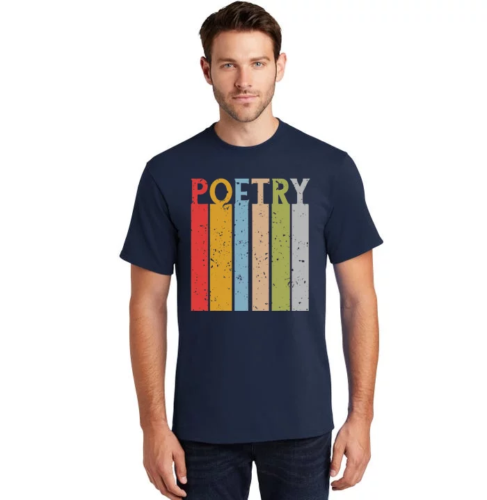 Funny Retro Vintage Poetry Tall T-Shirt