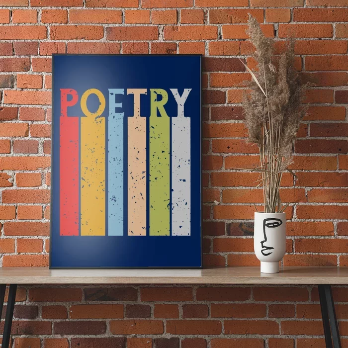 Funny Retro Vintage Poetry Poster