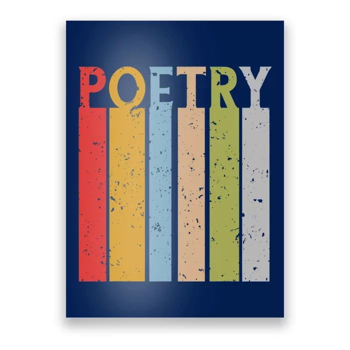 Funny Retro Vintage Poetry Poster