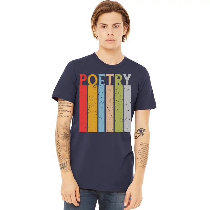 Funny Retro Vintage Poetry Premium T-Shirt