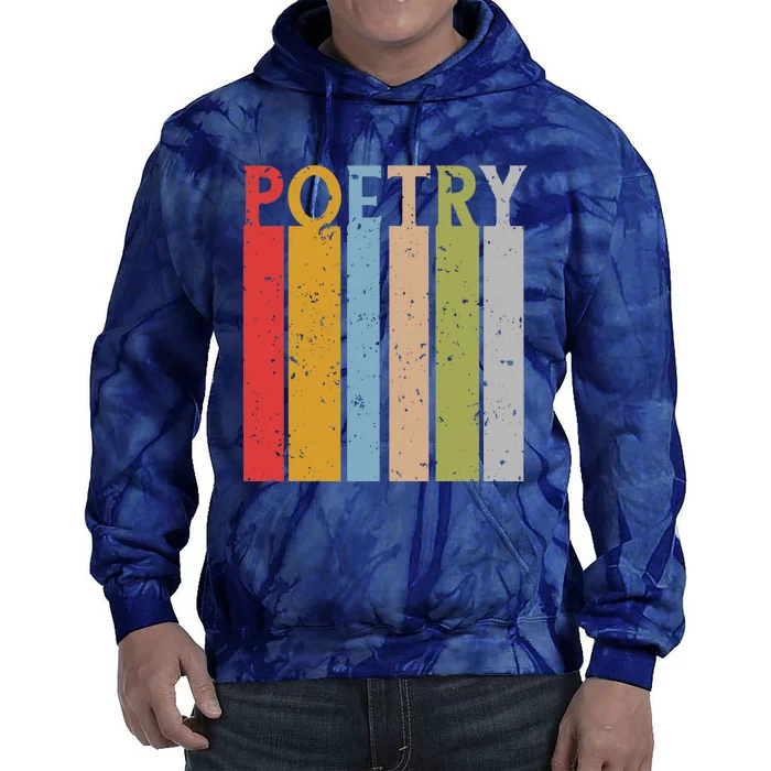 Funny Retro Vintage Poetry Tie Dye Hoodie